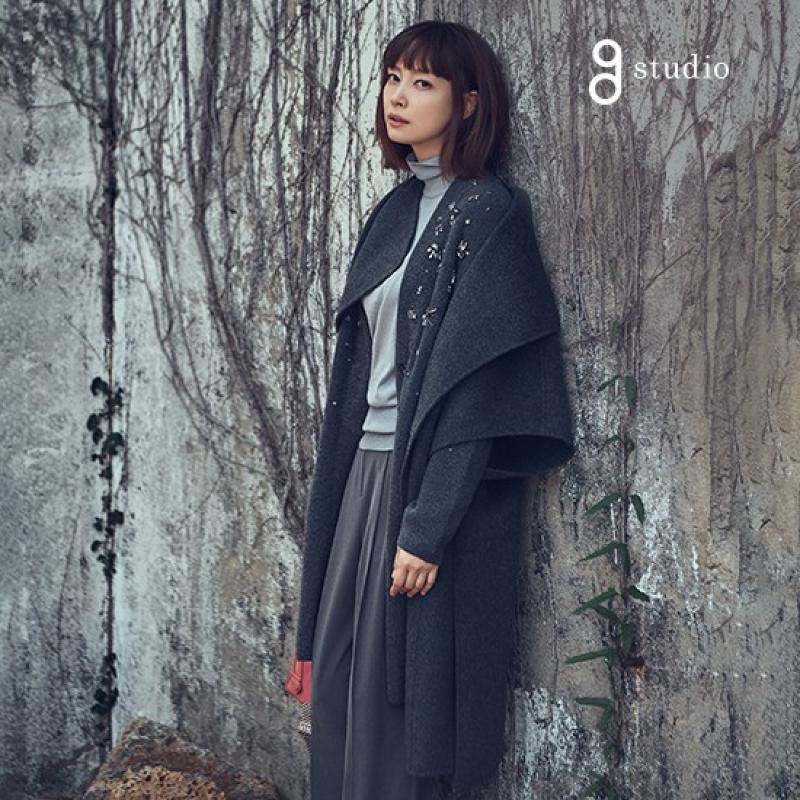 지스튜디오 22FW 핸드메이드 울케이프 코트