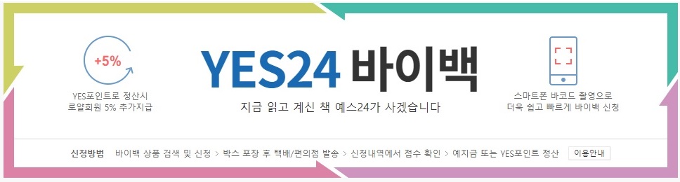  yes24 바이백 사용 후기, 예스24바이백으로 중고책 팔기