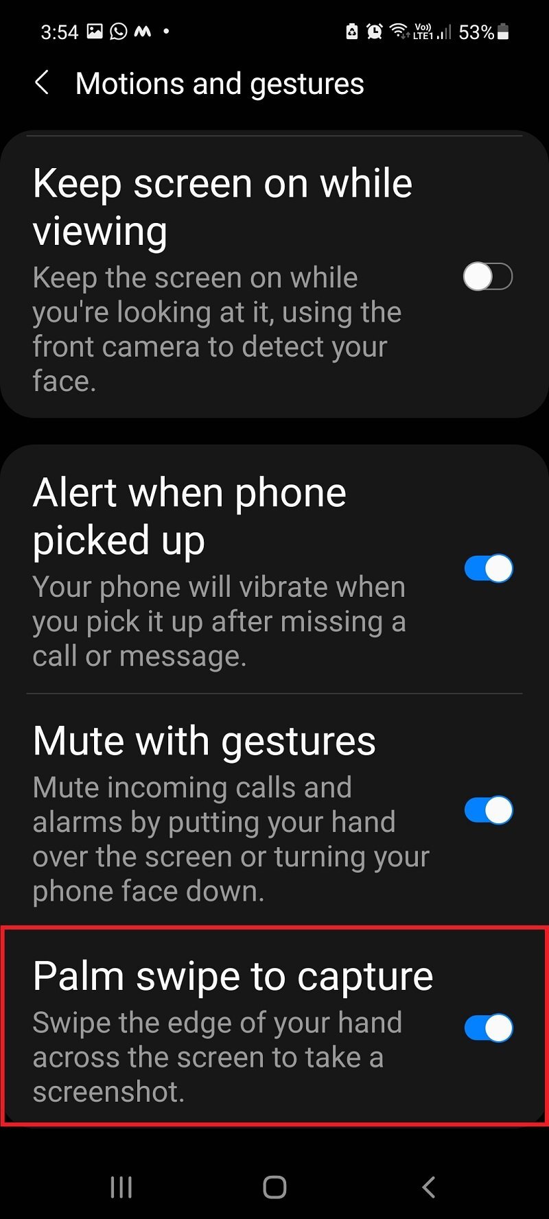 삼성 갤럭시 장치에서 스크린샷 찍는 방법
