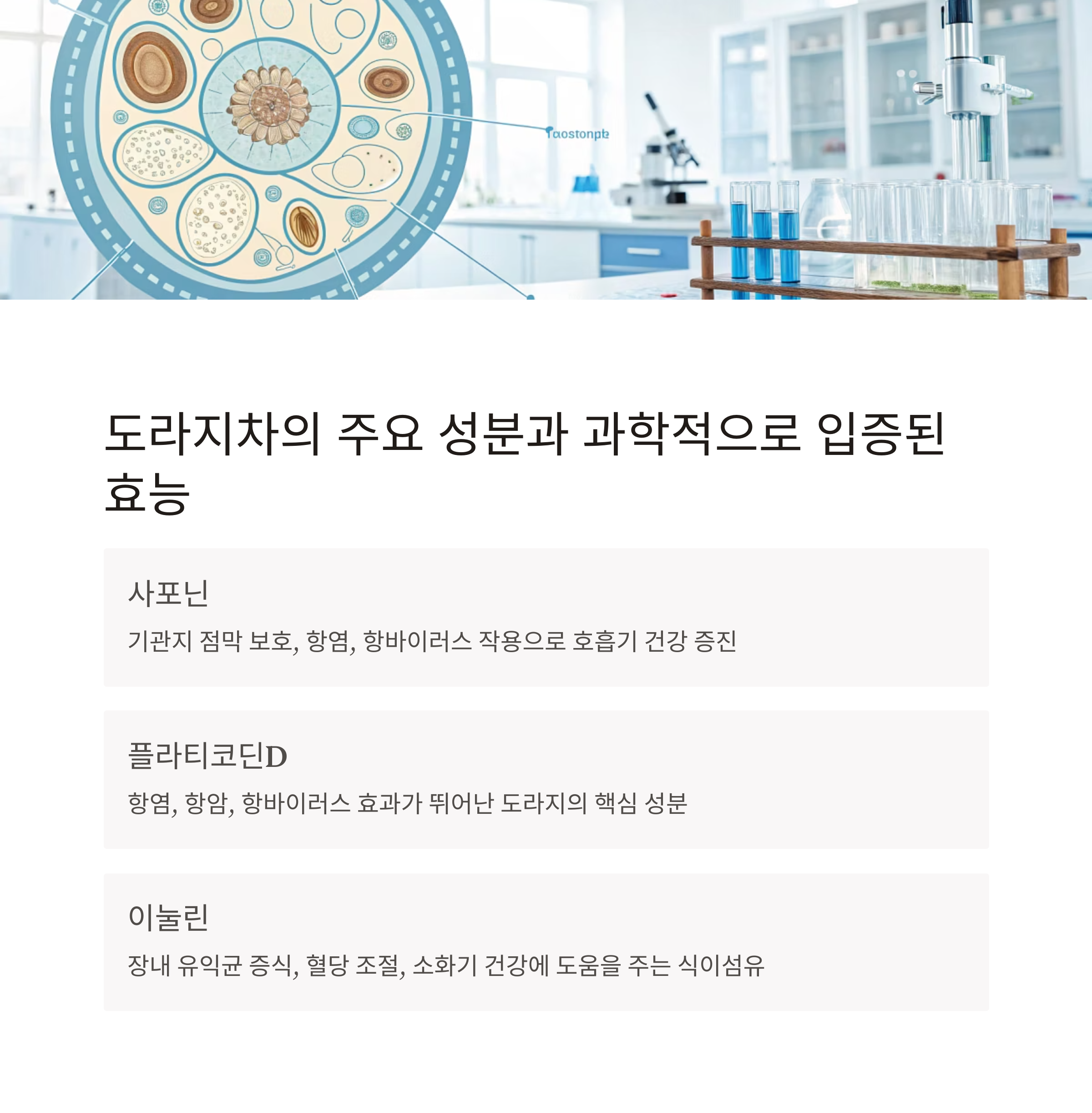 도라지차