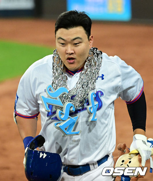 삼성라이온즈 오재일 만루홈런