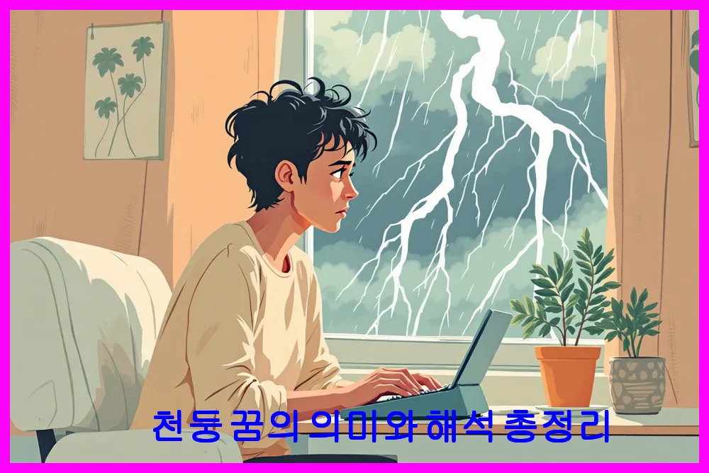 천둥 꿈의 의미와 해석 총정리