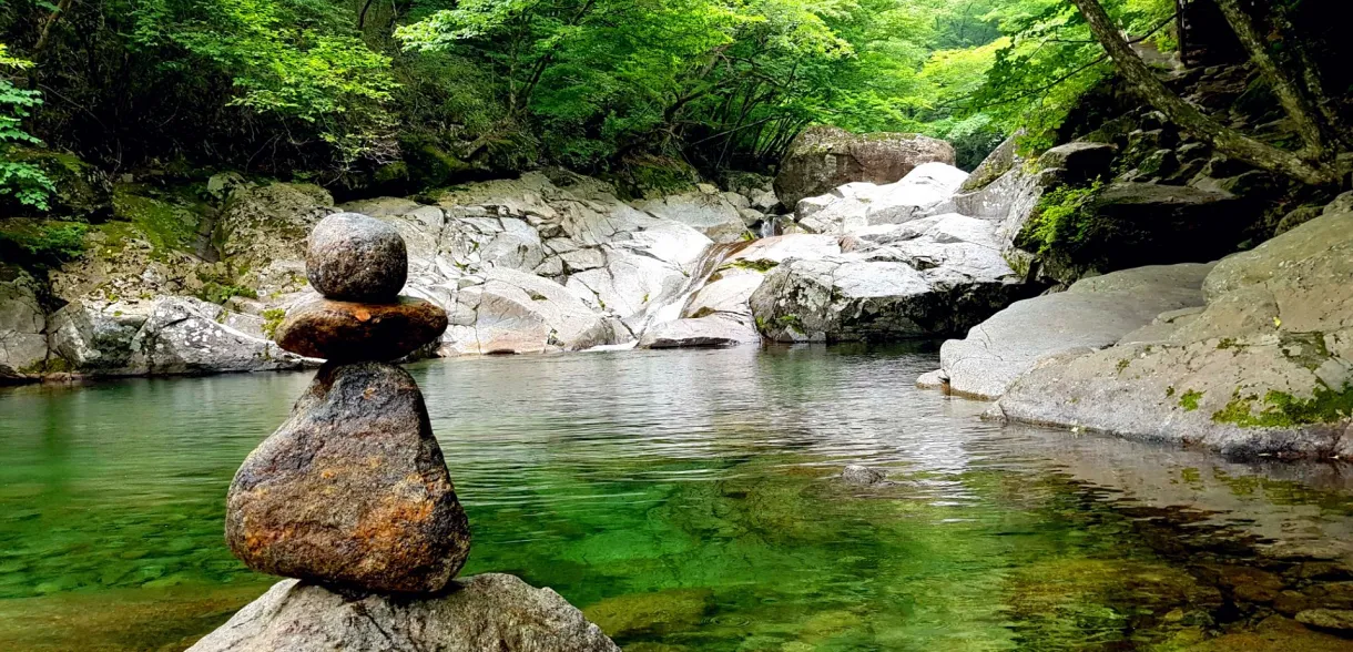 지리산 칠선계곡 계곡치기