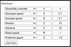 기본설정 세팅 화면
