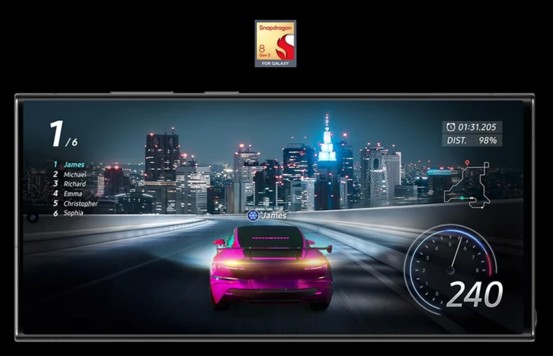 갤럭시 S23 울트라 디스플레이