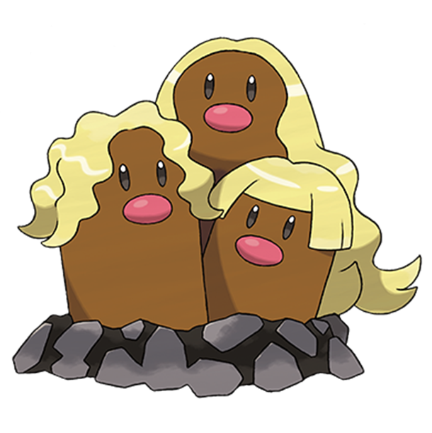  [포켓몬도감]  No. 051 닥트리오 Dugtrio #051 Alolan Form