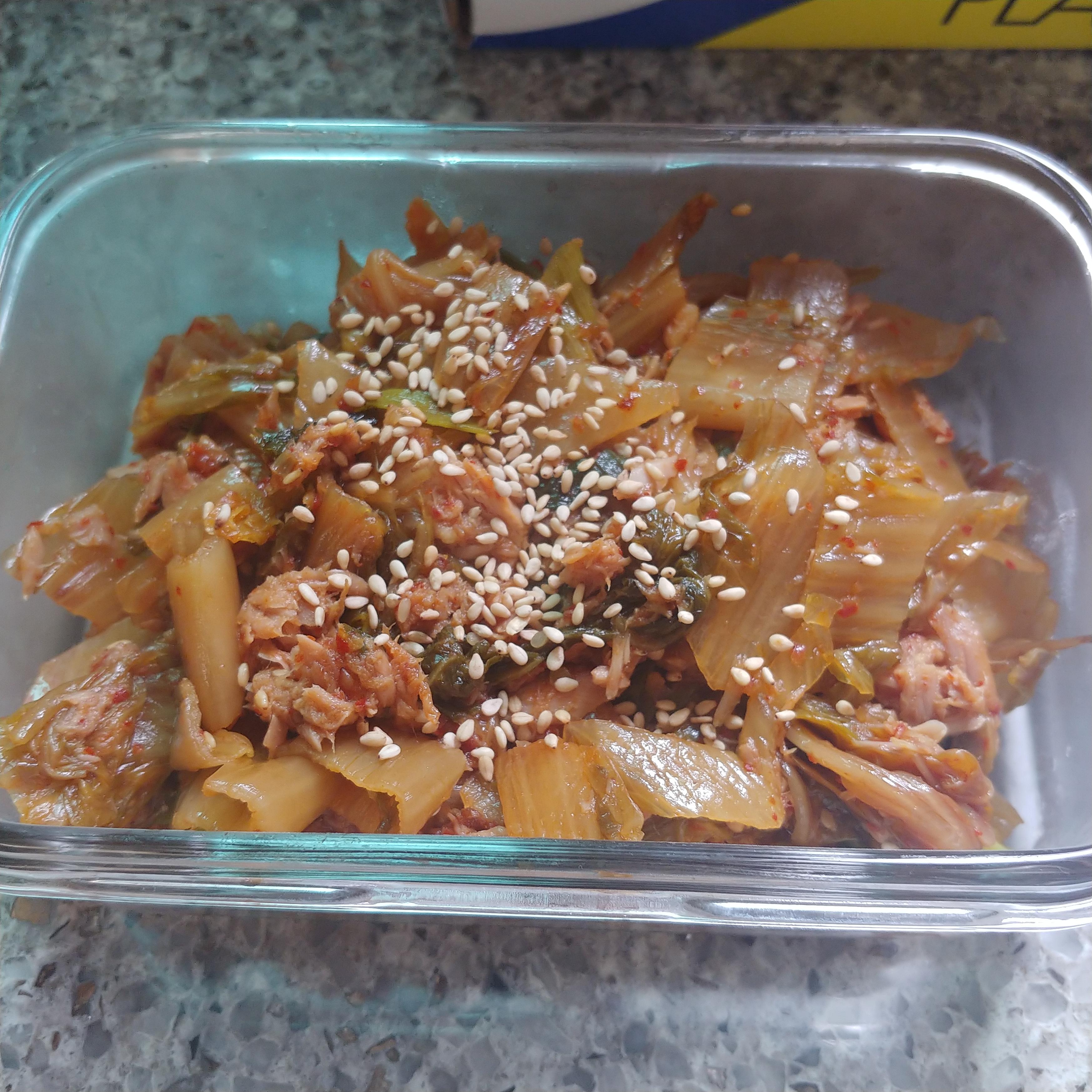  김치참치볶음