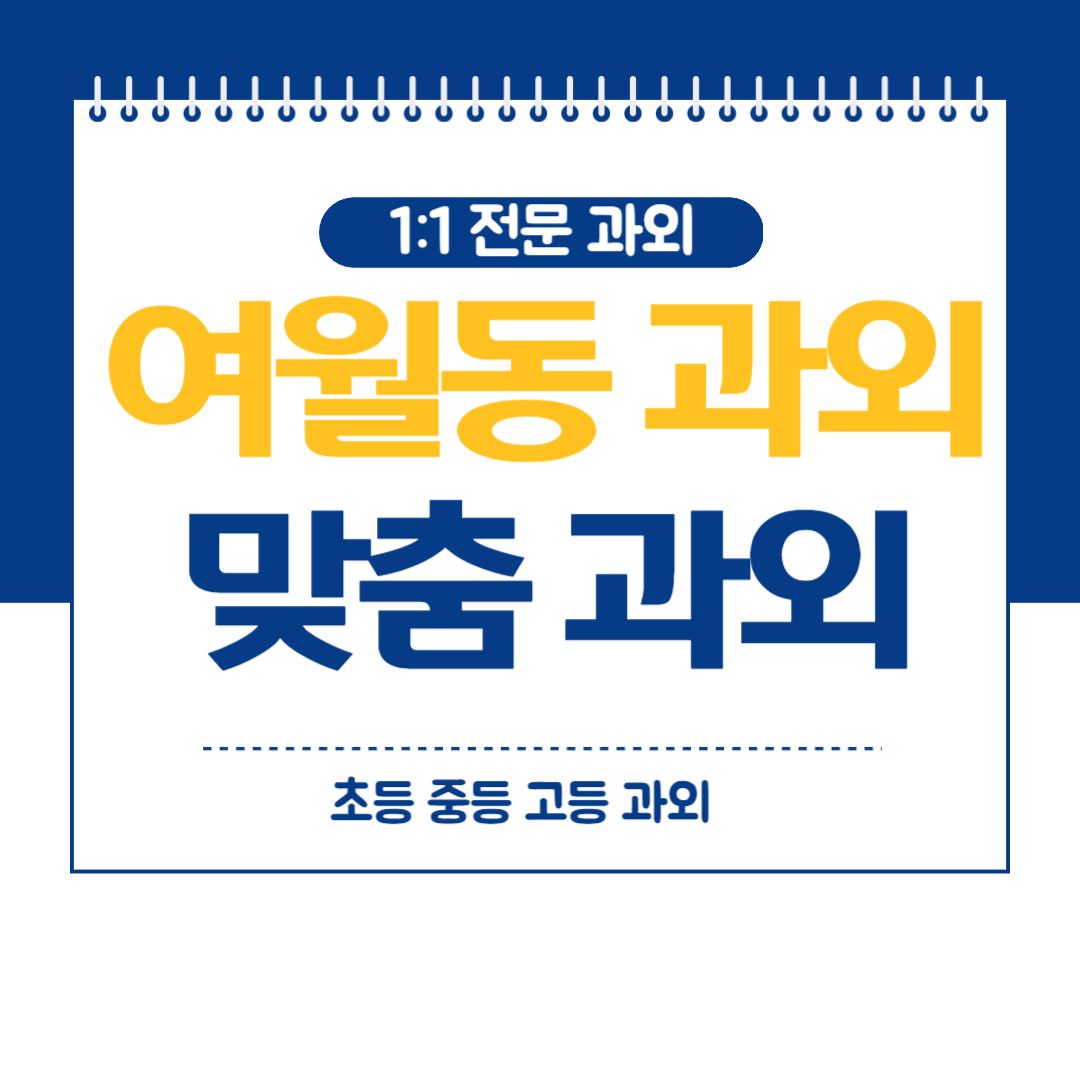  부천 여월동 영어 과외 중등 수학 고등 국어 과학 내신대비 화상 방문과외