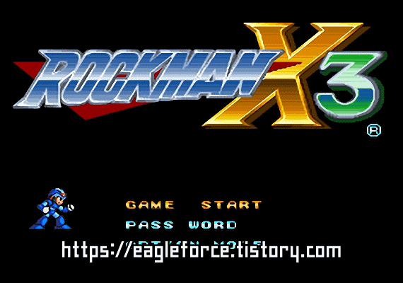 Snes 록맨 X3 메가맨 X3 ロックマン X3 Rockman X3 Megaman X3