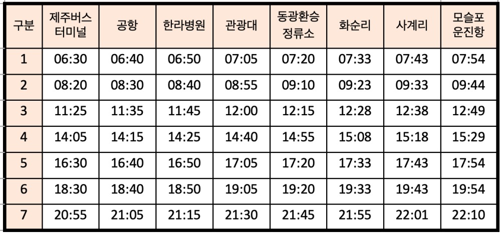 제주-152번-버스시간표