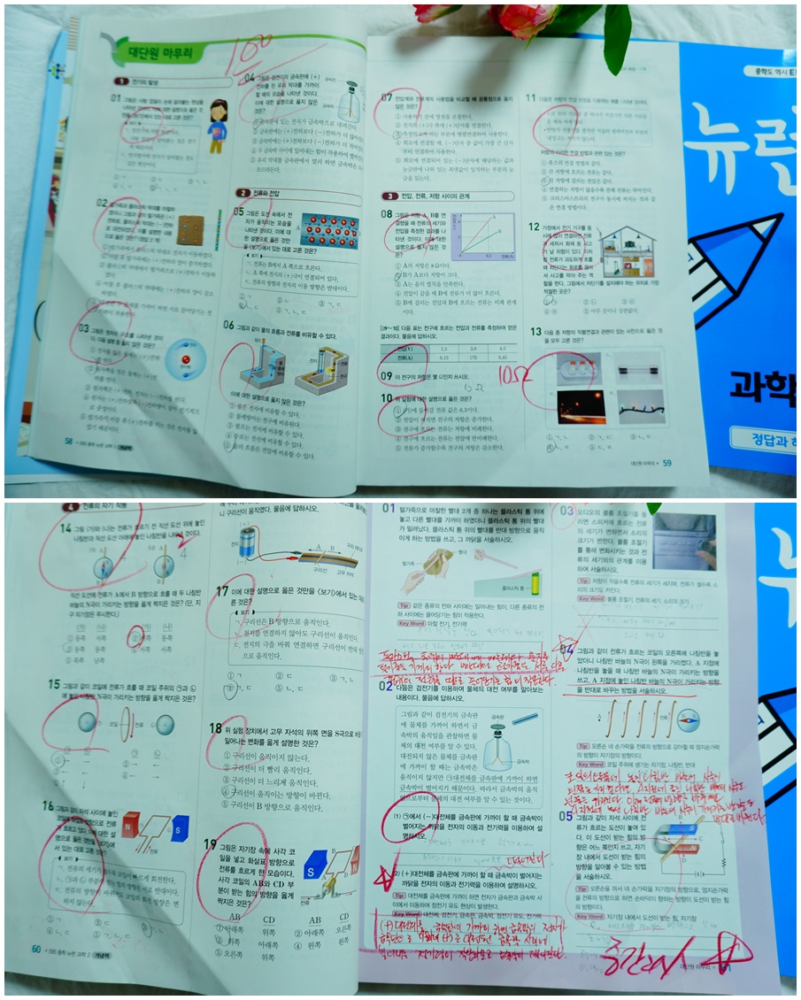 ebs 중학 뉴런 과학3 중학 개념 기본서 추천 EBS 5