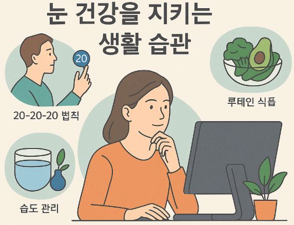 눈 건강 예시 이미지