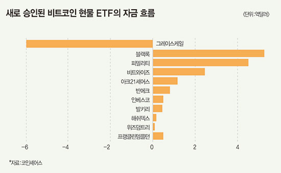 비트코인 현물 ETF 자금 흐름