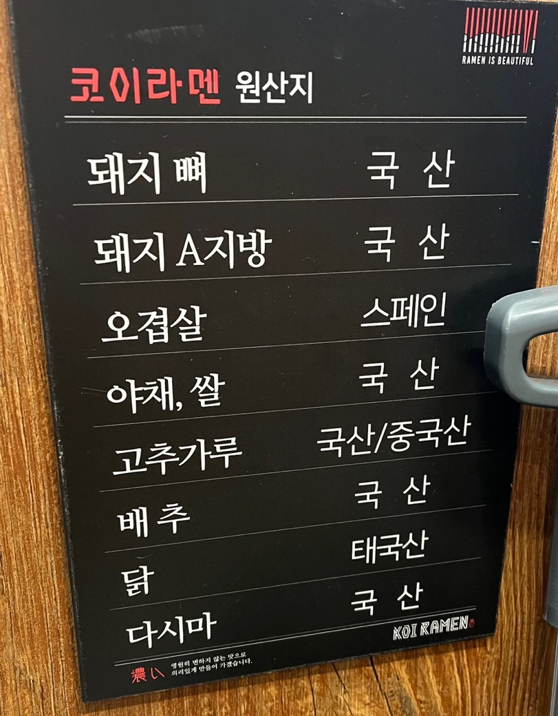 코이라멘 원산지