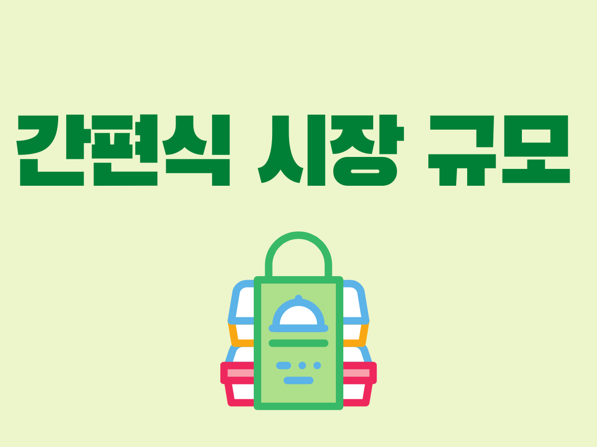  가정 간편식 - HMR 시장 규모 (1)