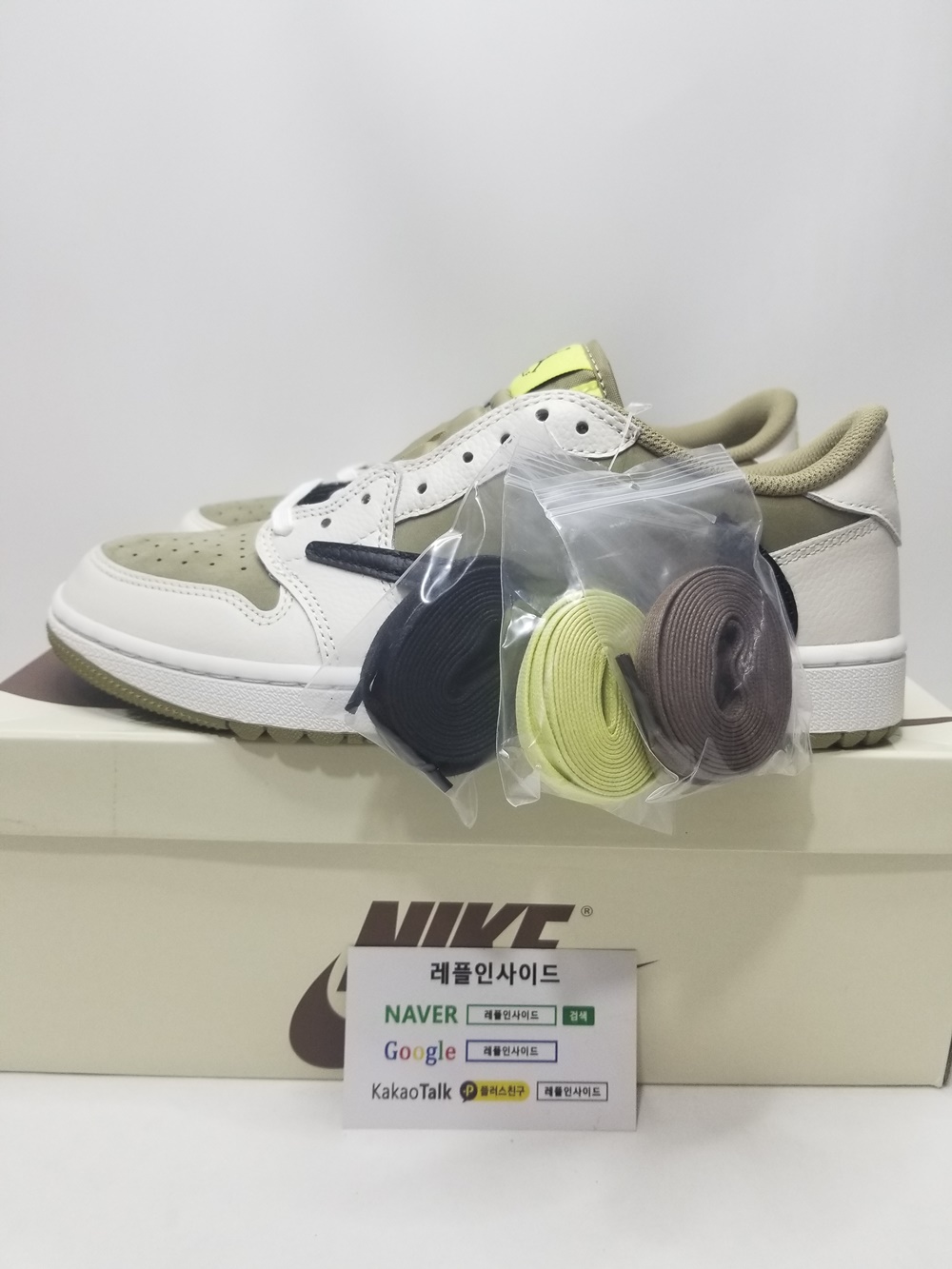  [AIR JORDAN] 트래비스 스캇 x 에어조던1 로우 골프 FZ3124-200 남녀공용 (PK공장)