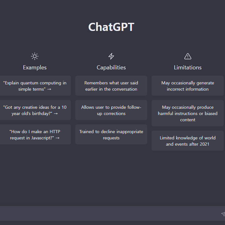 ChatGPT-시작하기