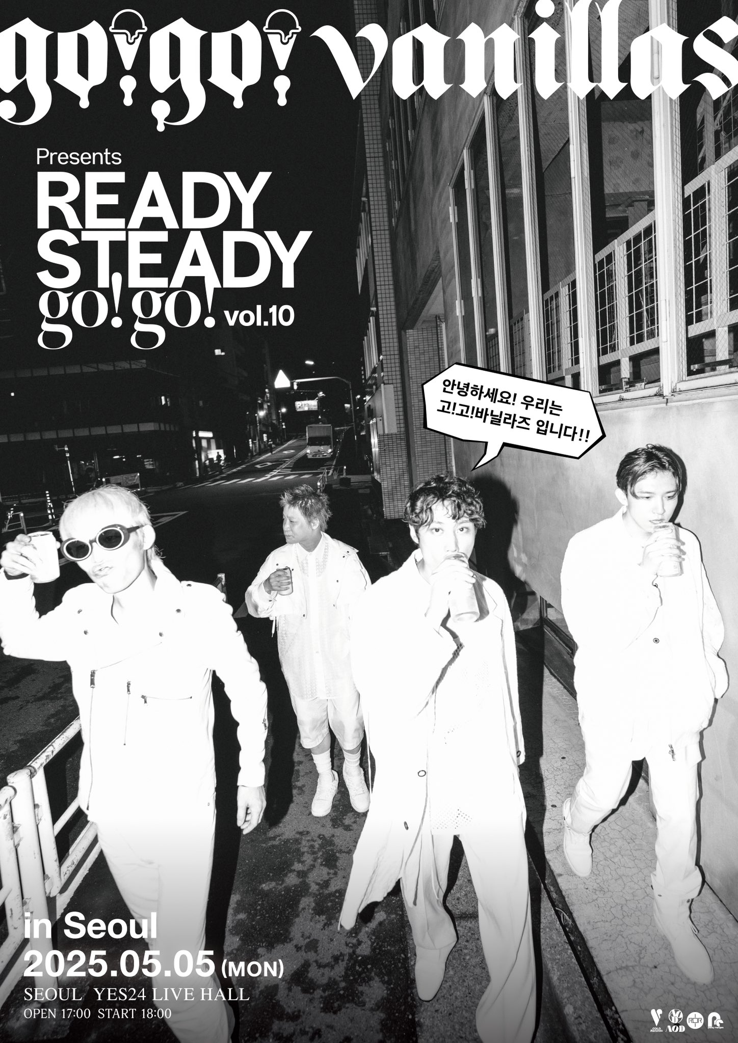 go!go!vanillas presents READY STEADY go!go! vol.10 in Seoul