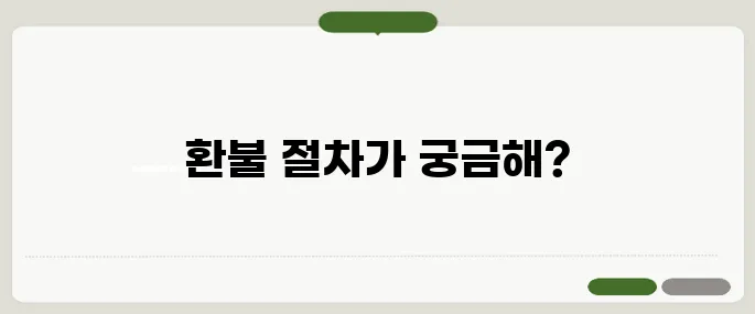 카카오톡 이모티콘 환불 받기