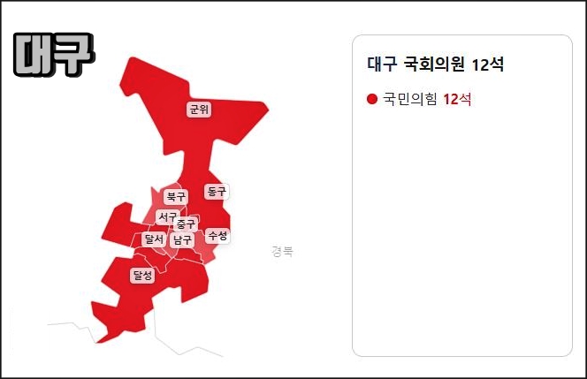 대구의석수