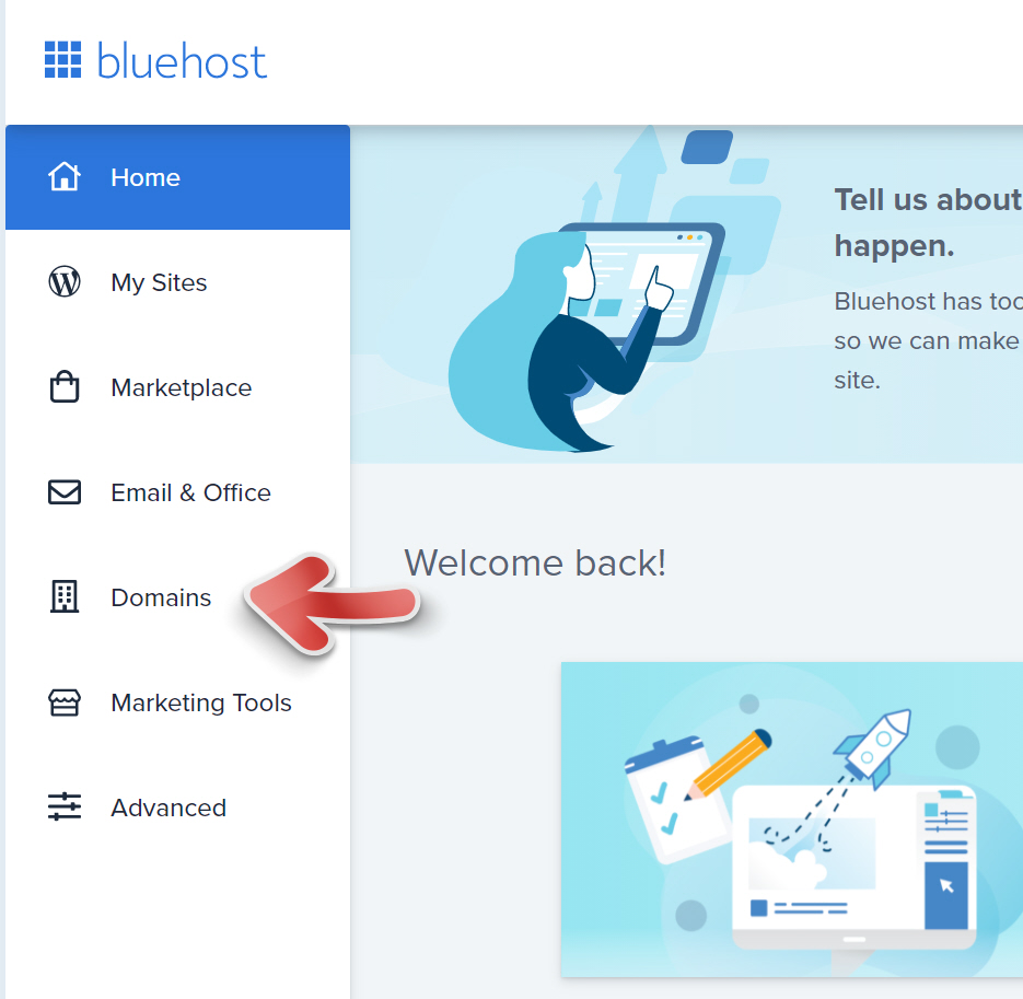블루호스트 등록 도메인의 네임서버 변경 방법 (Bluehost)