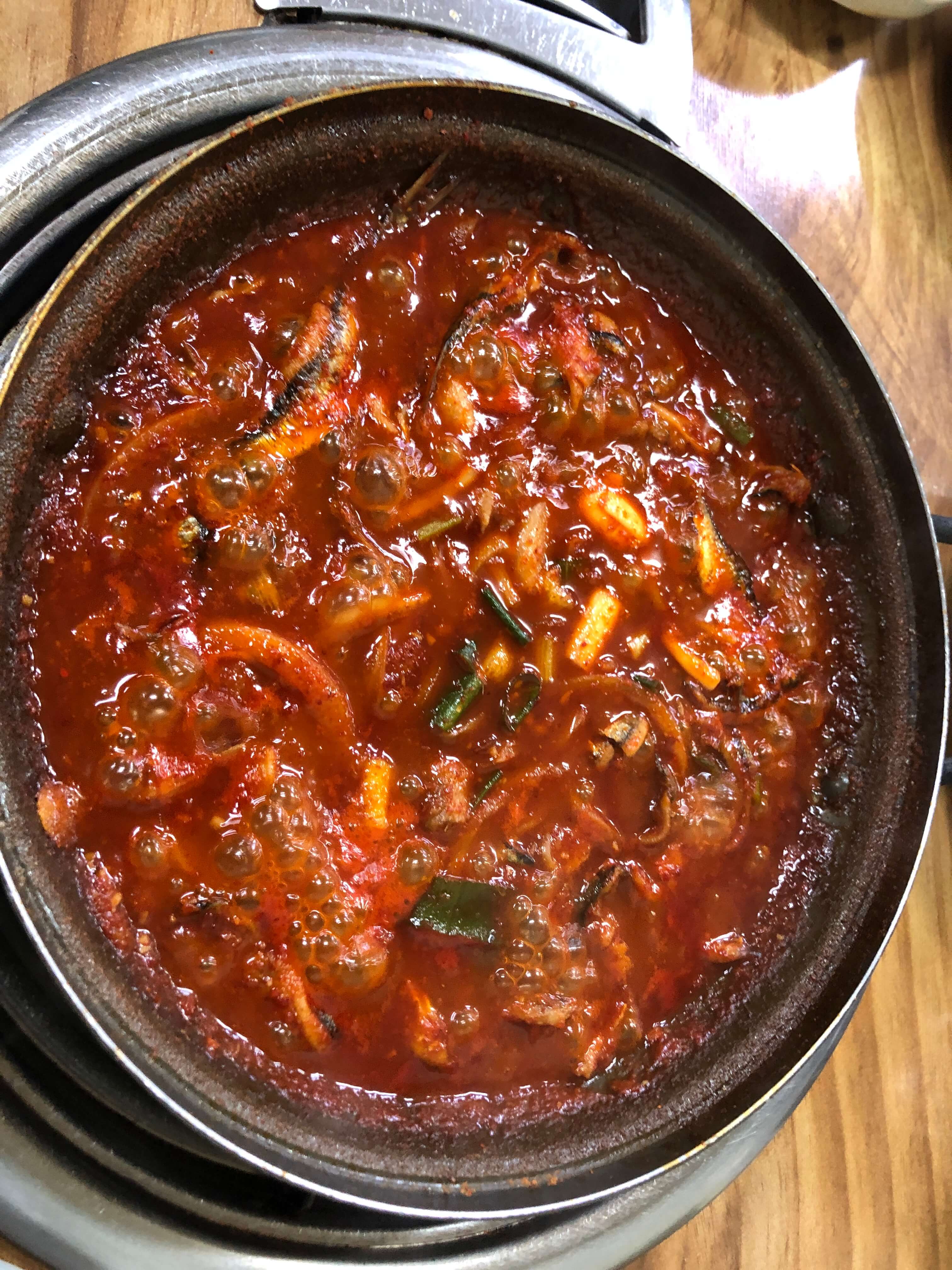 민수랜드-남해동천식당 멸치쌈밥