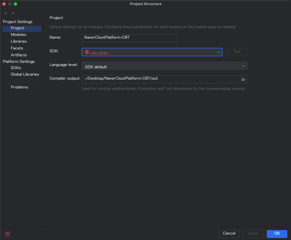 Java file outside of source root