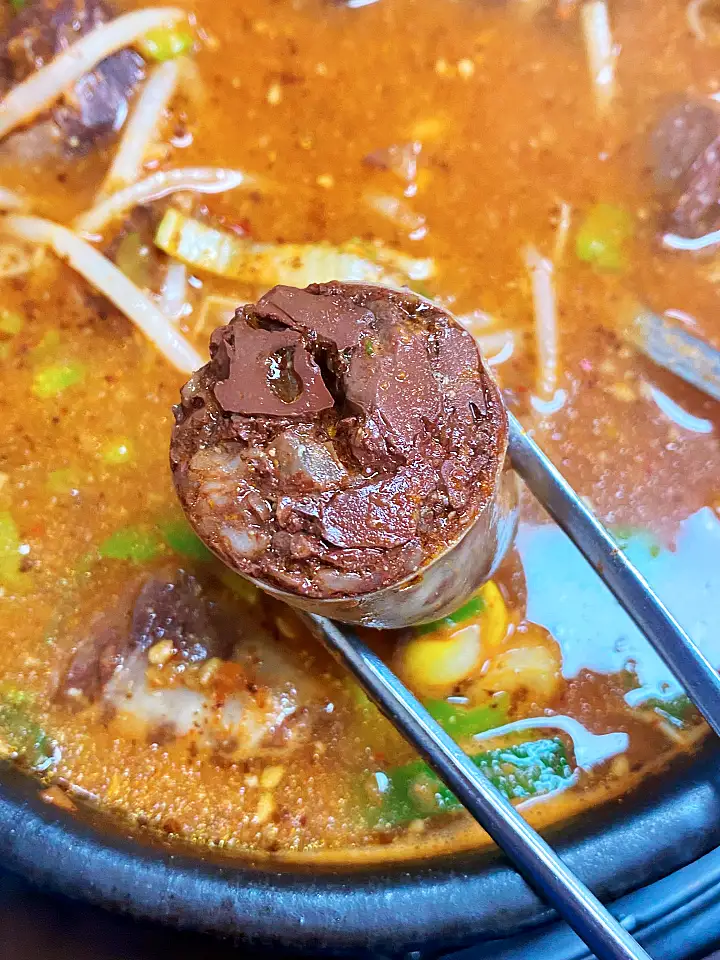 순대국밥 52년 노포 피순대 전골 순대국 수육 순창 맛집