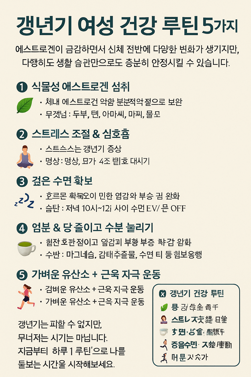 갱년기 여성 건강
