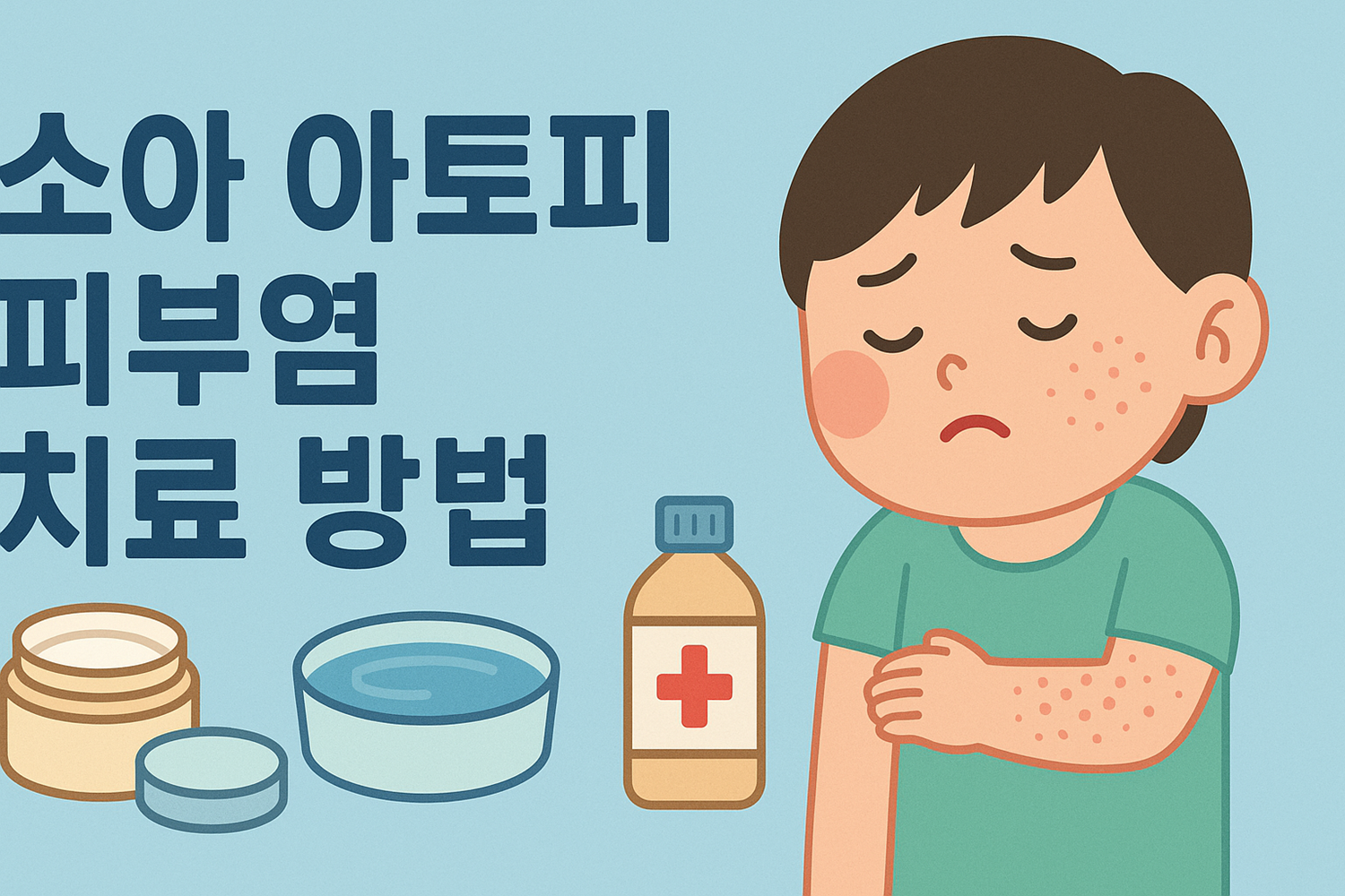 소아 아토피 피부염 치료 방법