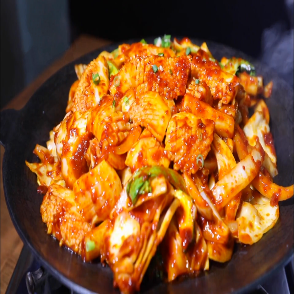  용인 맛집 형근씨 갑오징어 짬뽕 갑오징어볶음 생생정보 120번 칼질로 부드러운 갑오징어볶음