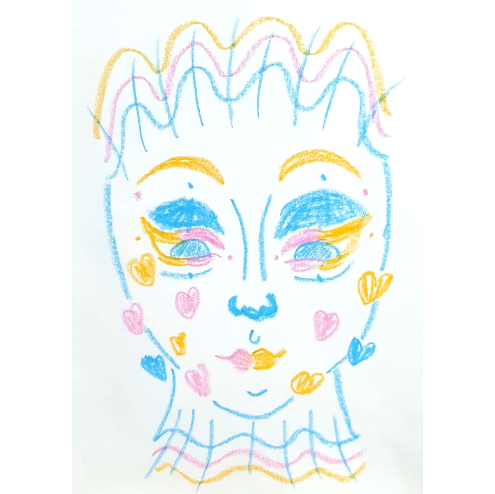 Love 사랑 / 일러스트 그림 드로잉 / 추상화 그리기