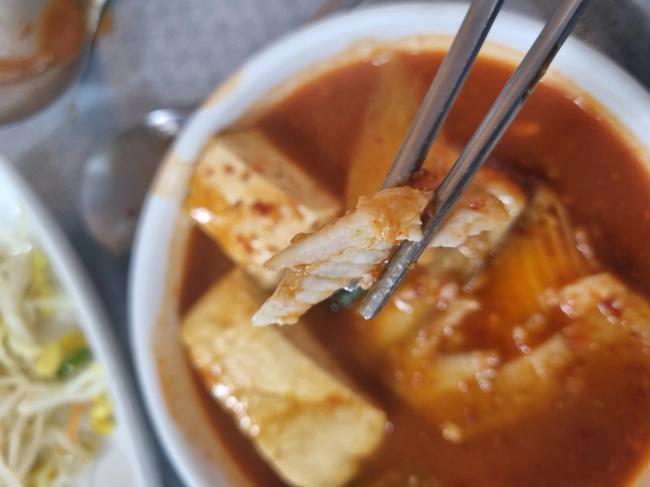 영덕 여행 강구항 기사식당 가자미 찌개 추천 후기