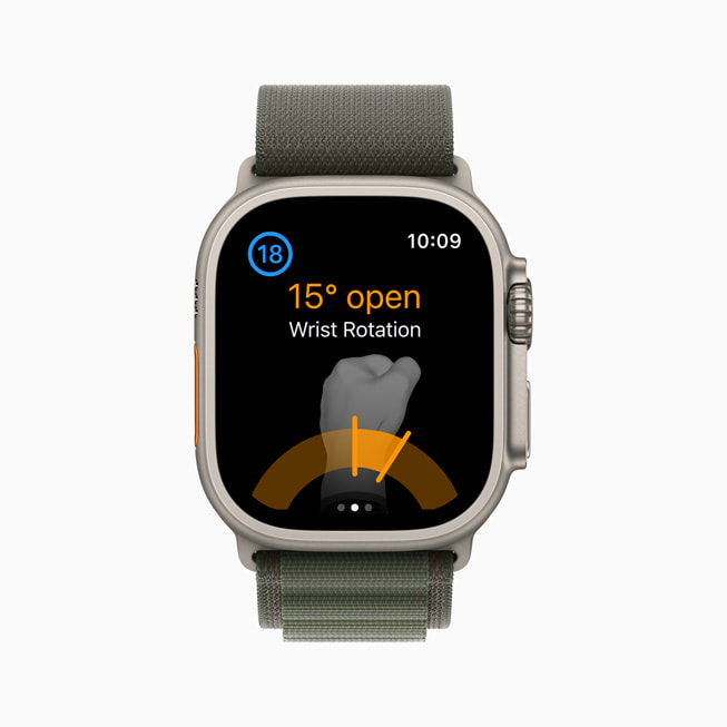 Apple Watch Series 8과 Apple Watch Ultra에 장착된 강력한 모션 센서를 활용해 개발자들은 빈번하게 발생하는 움직임의 데이터를 사용할 수 있습니다. 
