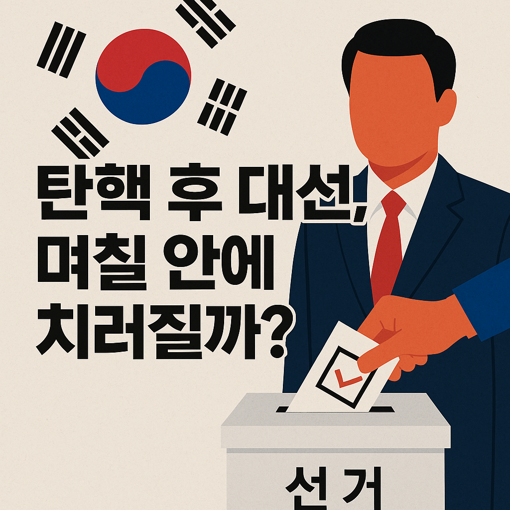 탄핵 후 대통령 선거, 언제 치러지나?