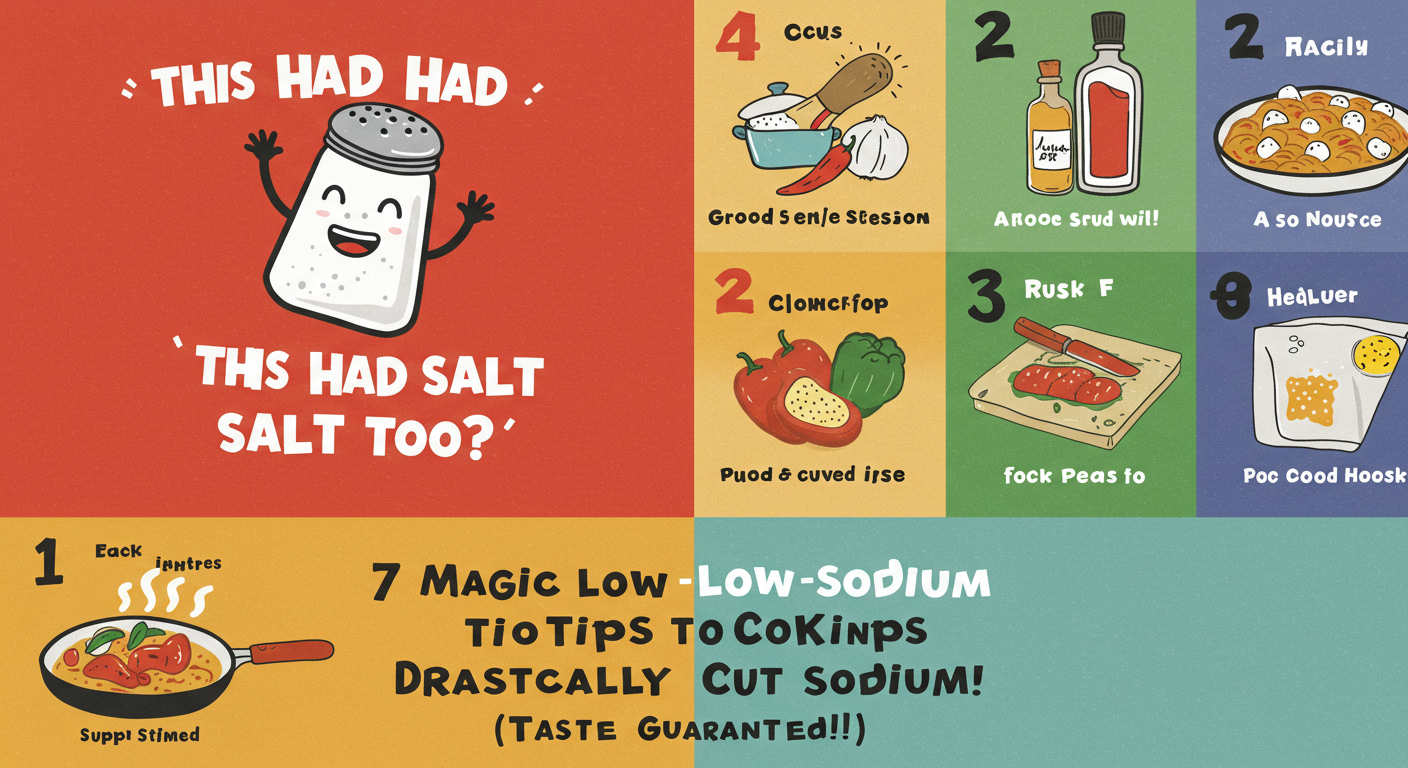 &quot;This Had Salt Too?!&quot; 🧂 7 Magic Low-Sodium Cooking Tips to Drastically Cut Sodium! (Taste Guaranteed!)-2