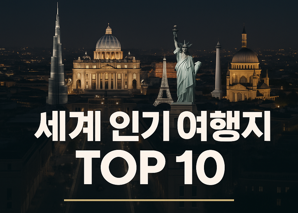 전 세계 여행자들이 가장 사랑한 여행지 TOP 10