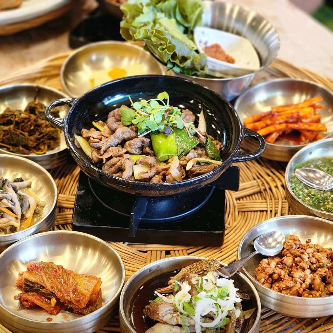 다우리밥상 메뉴 이미지