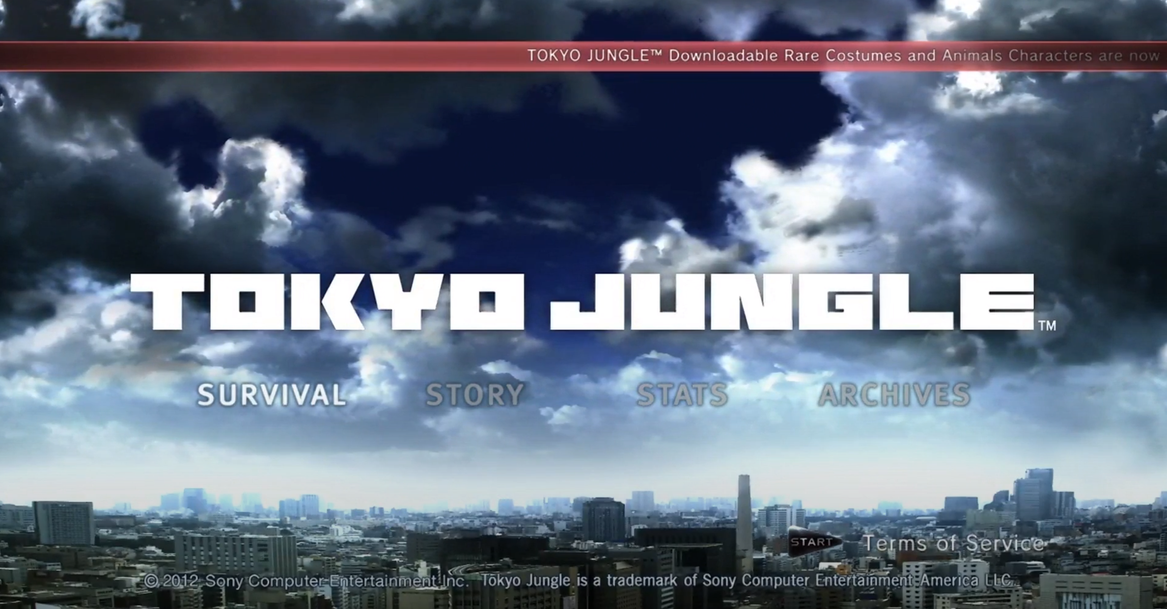  [게임이야기]PS3 독특한 세계관 도쿄정글(Tokyo Jungle)동물 생존게임