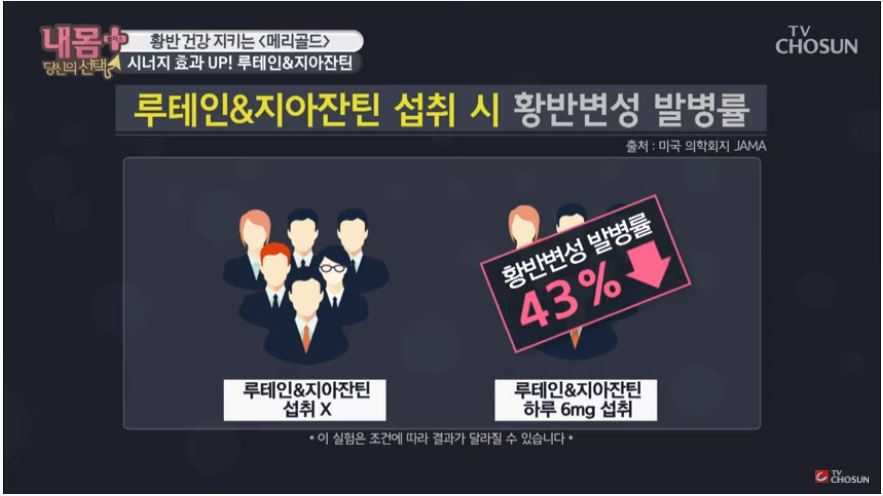  루테인 지아잔틴 5:1 효능 부작용