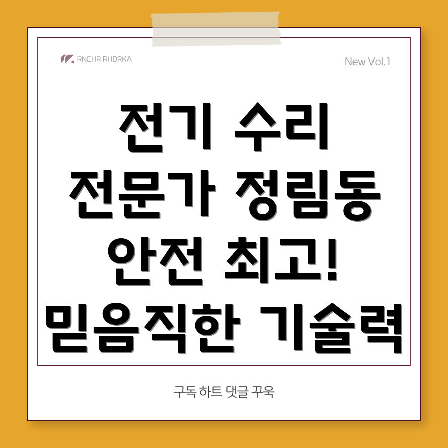 대전 서구 정림동 전기 수리