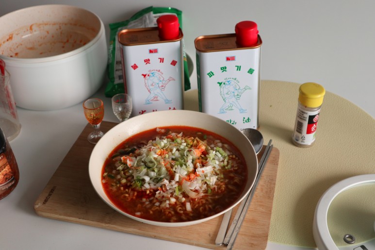 더해서 라면 끓여봤어요! 요리치트키 화유 파유 15