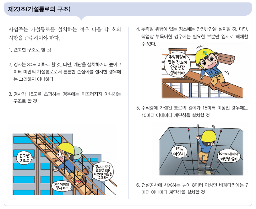 가설통로의구조