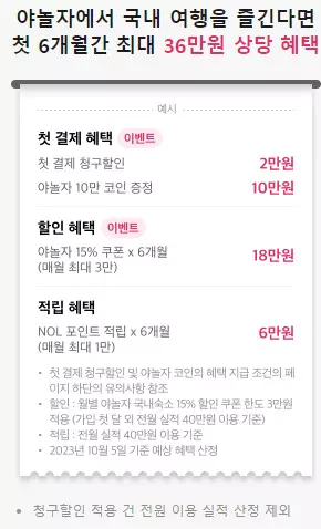 첫 6개월간 최대 36만 원 상당 혜택