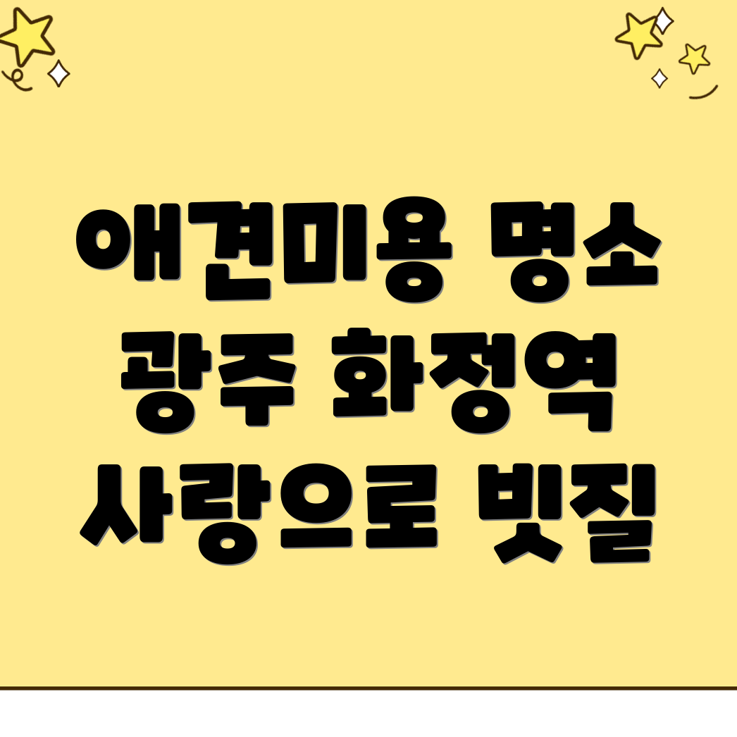 광주 화정역 애견미용