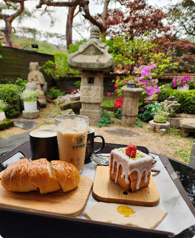 커피 빵 정원