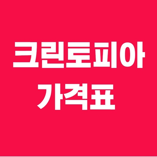  크린토피아 가격표와 운영시간 정보