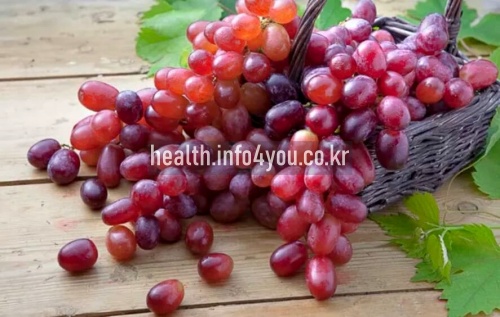 피부에 좋은 음식: 적포도
