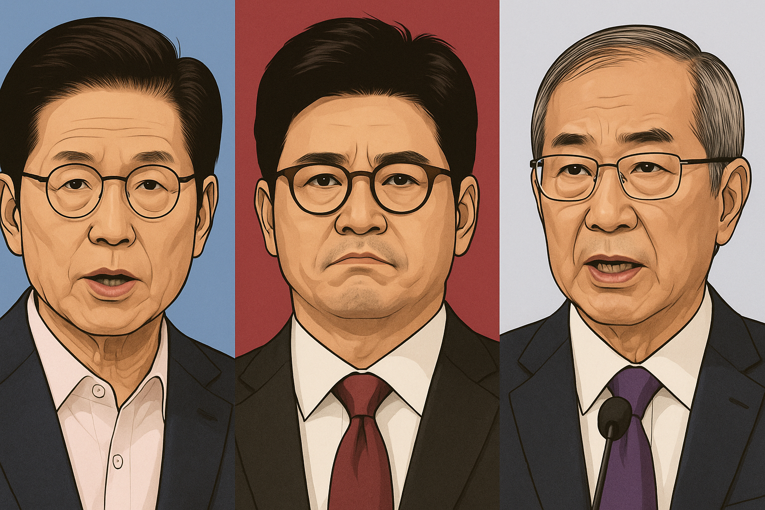 후보 프로필 일러스트