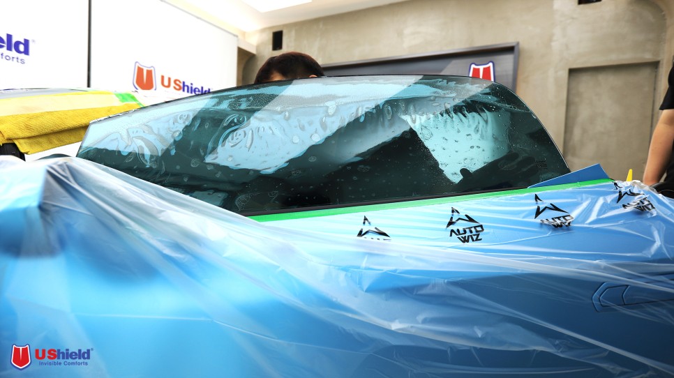 람보르기니 Urakan Evo RWD 스파이더 - Ushield Abys Tinting, PPF 작업 검토 70